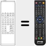 Replacement remote control for TM 99