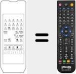 Replacement remote control for TP 615