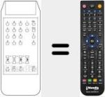 Replacement remote control for TRS 99
