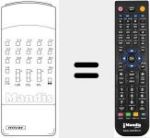 Replacement remote control for TT 11