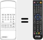 Replacement remote control for TT 17