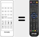 Replacement remote control for TV 5 MONO
