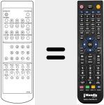 Replacement remote control for MOD.5158