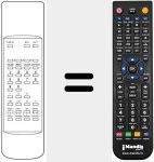 Replacement remote control for UKV 850