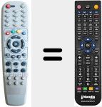 Replacement remote control for X2-YC02N