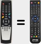Replacement remote control for SW-0347 (W6023-0347-001)