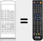 Replacement remote control for RC70