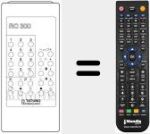 Replacement remote control for RC 300