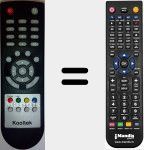 Replacement remote control for S316