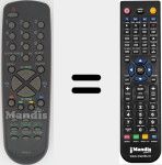 Replacement remote control for 076N0GE010