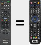 Replacement remote control for RM-GA018 (148770112)