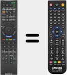 Replacement remote control for RM-GD 010 (148771613)