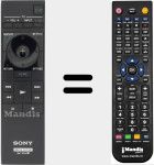 Replacement remote control for RMT-D304 (149288511)