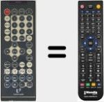 Replacement remote control for REMCON840