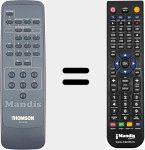 Replacement remote control for RC5003N (20578180)