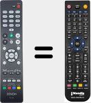 Replacement remote control for RC-1226 (30701026000AD)