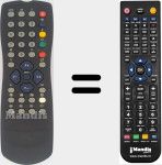 Replacement remote control for RC1123702-00 (313922885382)