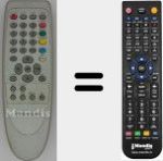 Replacement remote control for RC1153522/00 (313923809291)