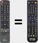 Replacement remote control for AKB72915206
