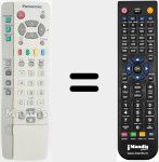Replacement remote control for EUR511212A