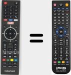 Replacement remote control for KY49C-178A