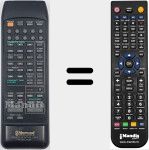 Replacement remote control for R125-RDS