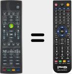 Replacement remote control for RC-118