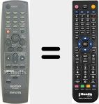 Replacement remote control for RC-8VR09