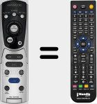 Replacement remote control for RC-DV310