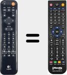 Replacement remote control for REMCON1744