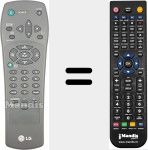 Replacement remote control for REMCON2069