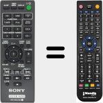 Replacement remote control for RM-AMU186