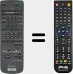 Replacement remote control for RM-SV4800