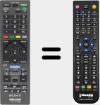 Replacement remote control for RM-YD093
