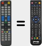 Replacement remote control for BN59-01031A