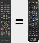 Replacement remote control for SEI001