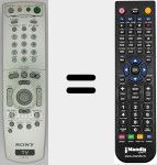 Replacement remote control for RM-Y191 (147793612)