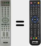 Replacement remote control for RM-Y915 (147891811)