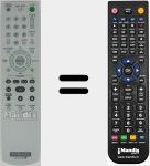 Replacement remote control for RM-SCR55