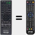 Replacement remote control for RMT-D187A (148700511)