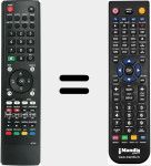 Replacement remote control for QT160