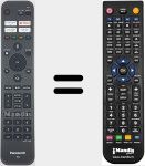 Replacement remote control for RC44255 (30120852)