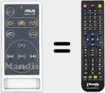 Replacement remote control for ASUS001
