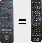 Replacement remote control for Odine I