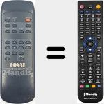 Replacement remote control for COSAT001