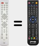 Replacement remote control for DIVX