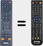 Replacement remote control for HAMA001