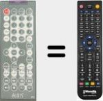 Replacement remote control for L253