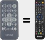 Replacement remote control for PG534