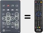 Replacement remote control for PINNA001